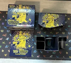 Pokemon TCG Surging Sparks ETB Opened NO PACKS OR PROMO Only Accessories & Box - Image 2