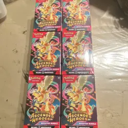 Pokemon TCG Mega Evolution Ascended Heroes Booster Bundle Box Lot of 6 - Image 1