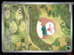 Rowlet 090/088 Holo Illustration Rare Perfect Order Pokemon Near Mint - Image 1