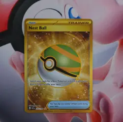 Pokemon TCG - Nest Ball 255/198 - Scarlet & Violet - Holo Gold Hyper Rare - Image 3