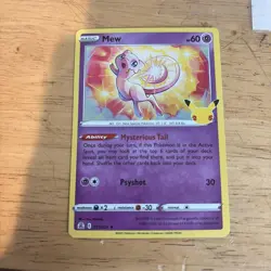 Pokemon: Mew 011/025 Celebrations NM/M - Image 1