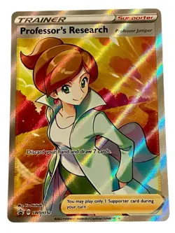Pokemon Professor's Research SWSH152 Sword & Shield Promo Full Art Holo English - Image 1