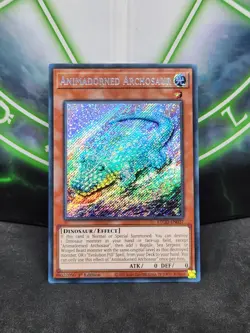 Yugioh Animadorned Archosaur ETCO-EN037 1st Edition Secret Rare NM - Image 1