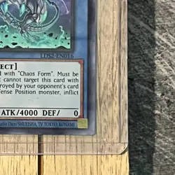 Yugioh Blue-Eyes Chaos MAX Dragon LDS2-EN016 Ultra Rare 1st Edition NM - Image 3