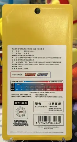 Pokemon TCG Chinese Nine Colors Gathering CS4aC Sealed One Pack - Image 2