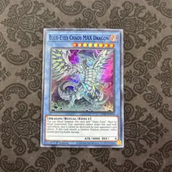 Yugioh Blue-Eyes Chaos MAX Dragon LDS2-EN016 (BLUE) Ultra Rare 1st Edition - Image 1