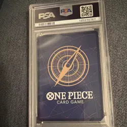 Bandai One Piece CCG Monkey D. Luffy PRB01-119 Full Art Holo PSA 9 - Image 2