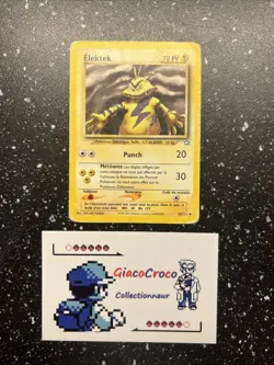 Carte Pokemon Wizards Neo Genesis Elektek 33/111 Francais Vf Fr - Image 1