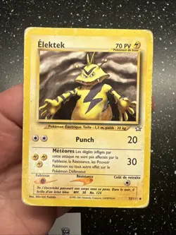 Carte Pokemon Wizards Neo Genesis Elektek 33/111 Francais Vf Fr - Image 2