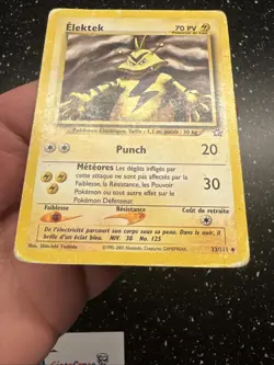 Carte Pokemon Wizards Neo Genesis Elektek 33/111 Francais Vf Fr - Image 4