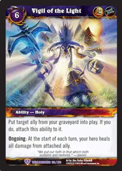 Heavy Play WoW TCG Vigil of the Light Worldbreaker World of Warcraft - Image 1