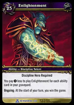 Heavy Play WoW TCG Enlightenment Servants of the Betrayer World of Warcraft - Image 1