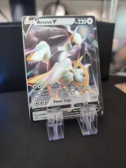 Pokemon Arceus V Star TCG Metal Card 122/172 Brilliant Stars - Image 1