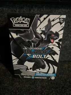 Pokemon Scarlet & Violet Black Bolt Booster Bundle Box English Zekrom - Image 1