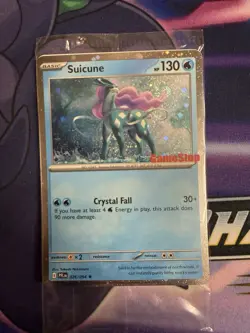 SEALED Suicune Holo Gamestop Exclusive 026/094 STAMPED PROMO Swirl Pokemon TCG. - Image 1