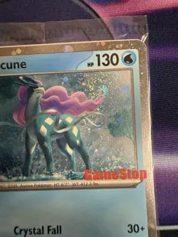 SEALED Suicune Holo Gamestop Exclusive 026/094 STAMPED PROMO Swirl Pokemon TCG. - Image 2