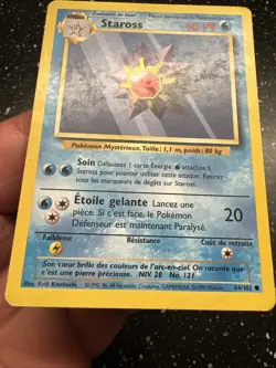 Carte Pokemon Francais Wizard Set De Base Staross 64/102 Edition 2 Unlimited - Image 4
