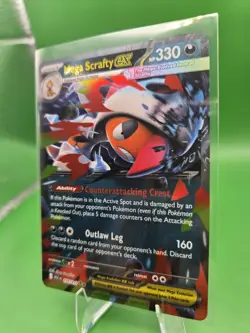 Mega Scrafty Ex 135 Full Art Ultra Rare Ascended Heroes En Pokemon Card - Image 3