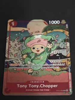 One Piece Card Game - Tony Tony Chopper ST01-006 - English 1st Anniversary - Image 1