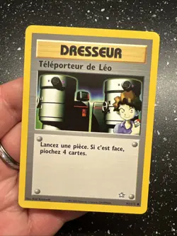 Carte Pokemon Wizards Neo Genesis Dresseur Teleporteur De LEO 91/111 Francais - Image 2