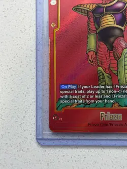 Frieza - SB02-053 Alternate Art Manga Booster 02 Dragon Ball Card English - Image 5