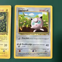 Pikachu Pudding Pikachu English version Old Back 2 Promo Rare Pokemon Card Game - Image 3