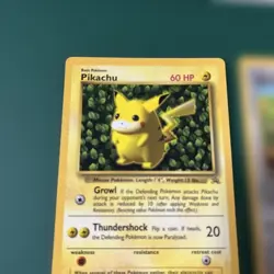 Pikachu Pudding Pikachu English version Old Back 2 Promo Rare Pokemon Card Game - Image 4