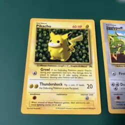 Pikachu Pudding Pikachu English version Old Back 2 Promo Rare Pokemon Card Game - Image 5