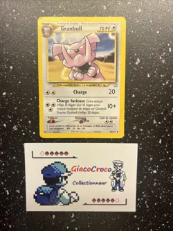 Carte Pokemon Wizards Neo Genesis Granbull 37/111 Francais Vf Fr - Image 1