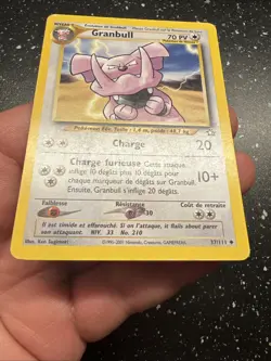 Carte Pokemon Wizards Neo Genesis Granbull 37/111 Francais Vf Fr - Image 4