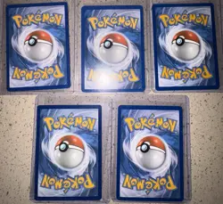 Pokemon TCG 5 Card Lot Eevee Jolteon Umbreon Flareon Sylveon - Image 4