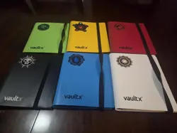 Lot Of 6 VAULTX 4 Pocket Binders Holds 160 CARDs Each Great For MtG - Image 1