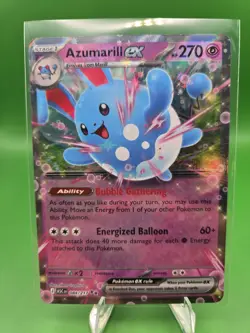 Azumarill Ex 84 Double Rare Ascended Heroes Pokemon Card Near Mint - Image 1