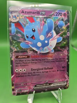 Azumarill Ex 84 Double Rare Ascended Heroes Pokemon Card Near Mint - Image 2