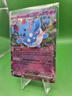 Azumarill Ex 84 Double Rare Ascended Heroes Pokemon Card Near Mint - Image 3