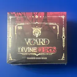 Vcard Trading Card Game Divine Chaos Box - Factory Shrink Wrapped Sealed - Image 1