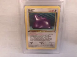 PSA 6 WOTC 1999 1st Edition Fossil Ditto 18/62 Non Holo Rare Card EX-MT - Image 2