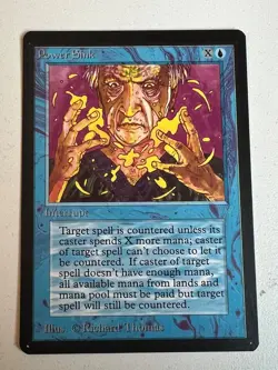 Magic the Gathering MTG Beta Power Sink NM (Beta Bob) - Image 1