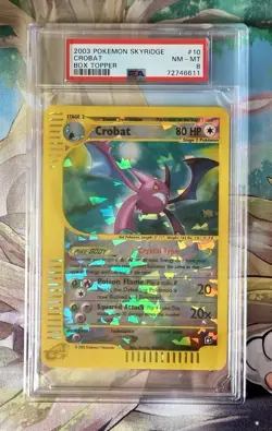 Crobat 10/12 - Skyridge Box Topper E-Series - PSA 8 - Pokemon TCG Vintage - Image 1