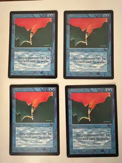 Magic the Gathering MTG Invisibility Beta NM Playset (4) (Beta Bob) - Image 1