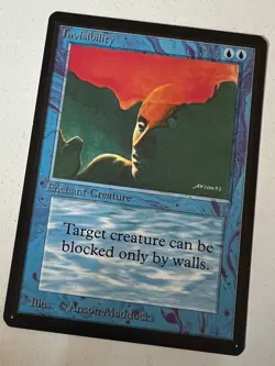 Magic the Gathering MTG Invisibility Beta NM Playset (4) (Beta Bob) - Image 5