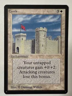Magic the Gathering MTG Beta Castle NM (Beta Bob) - Image 1