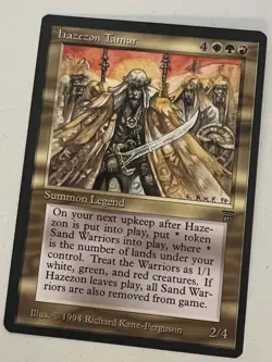 Magic the Gathering MTG Legends Hazezon Tamar NM (Beta Bob) - Image 1