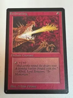 Magic the Gathering MTG Firebreathing BETA NM Playset (4) (Beta Bob) - Image 5