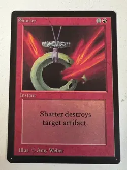 Magic the Gathering MTG Beta Shatter NM (Beta Bob) - Image 1