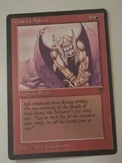 Magic the Gathering MTG Legends Gravity Sphere NM- (Beta Bob) - Image 1