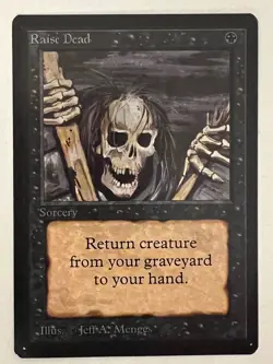 Magic the Gathering MTG Beta Raise Dead NM (Beta Bob) - Image 1