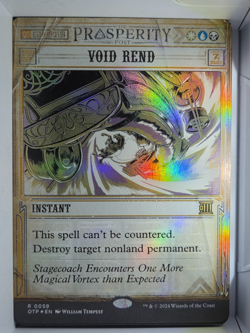 Void Rend (Foil) - R59- MTG - Outlaws of Thunder Junction: Breaking News (OTP) - Image 1