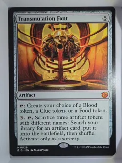 Transmutation Font - M28 - MTG - Outlaws of Thunder Junction (BIG) - Image 1