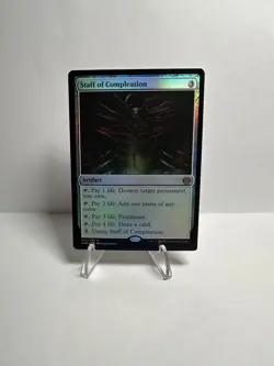 Staff of Compleation FOIL Phyrexia All Will Be One #242 NM - Image 1